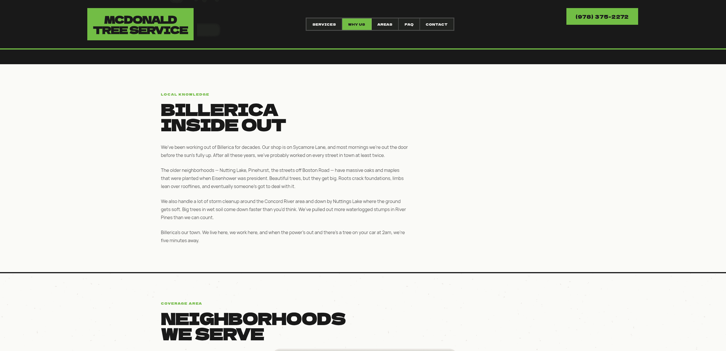 McDonald Tree Service prototype screenshot 8
